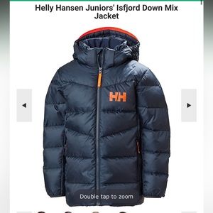 Helly Hansen Juniors' Isfjord Down Mix Jacket. Some wear and tear.